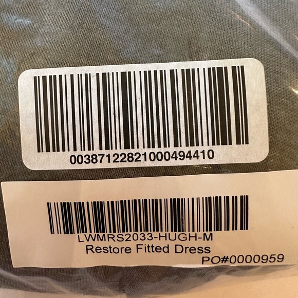 Lunya Restore Fitted Dress in softest cotton sizes Small & Medium Olive green - Picture 4 of 6